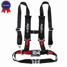 Black Universal 4-Point RASTP Car Auto Racing Sport Belt Harness US STOCK