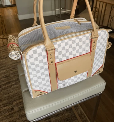 Hollywood travel pet dog carrier bag (Sm) - Chic Pet Bags