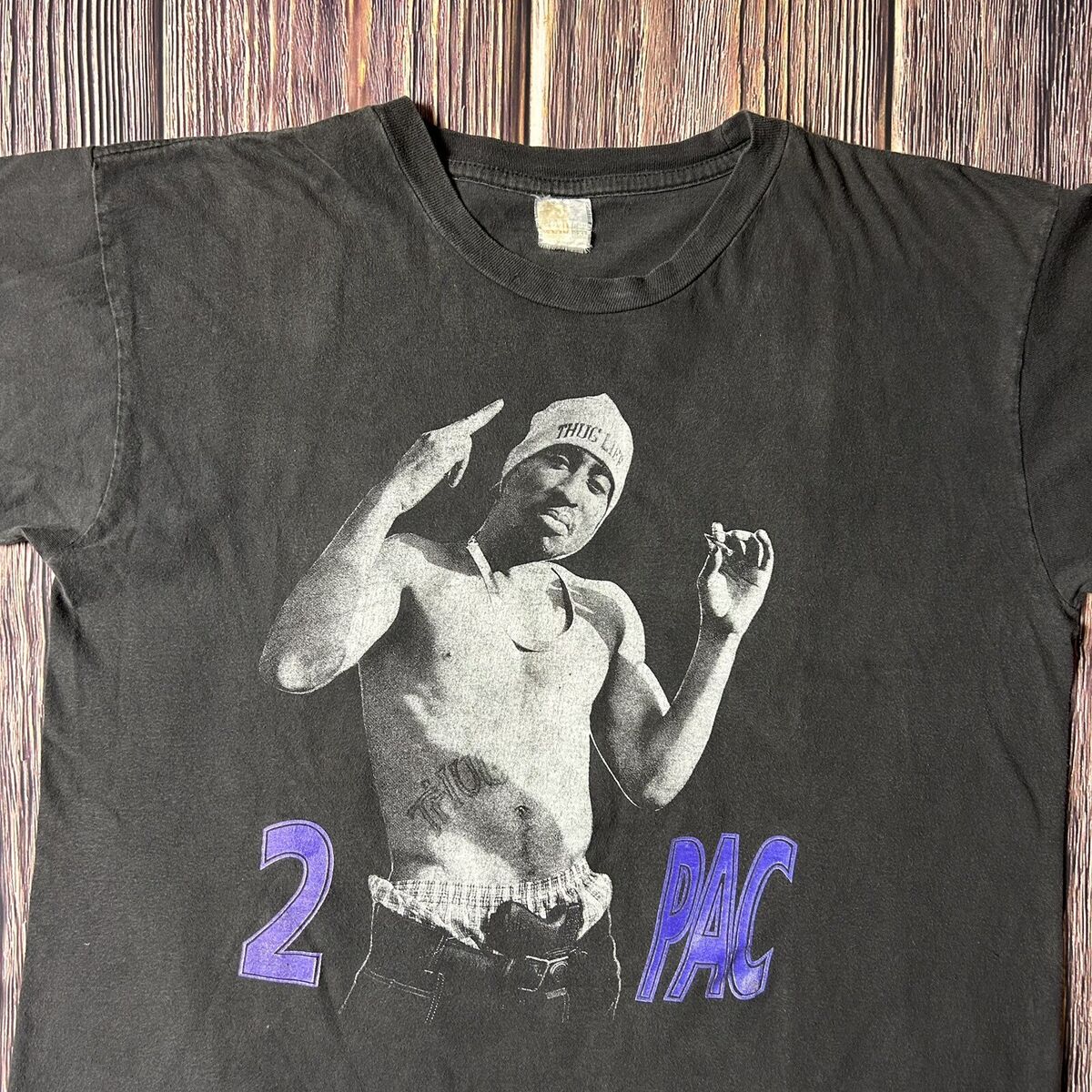 Vintage 1990s Tupac Shakur I Get Around Rap Tee Shirt 2Pac Vintage 1990s Tupac Shakur I Get Around Rap Tee Shirt 2Pac
