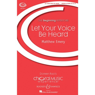Let Your Voice Be Heard (CME Beginning) UNIS composed by Matthew Emery