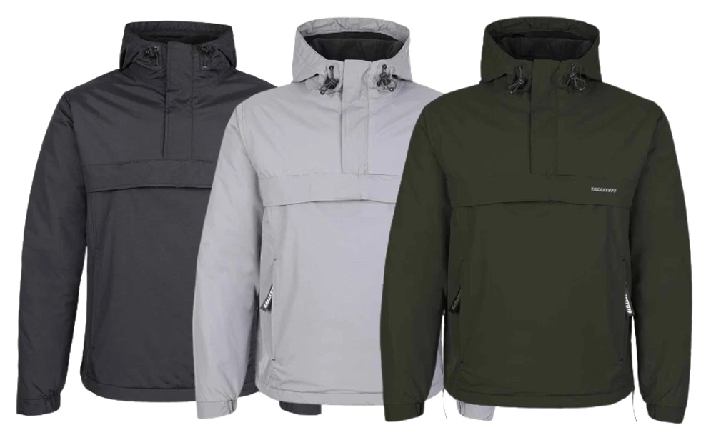 Tuffstuff Sutherland Waterproof Windbreaker Jacket Fleece Lined Hooded Coat
Opens in a new window or