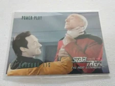 STAR TREK: THE NEXT GENERATION - DATA vs LUC PICARD #474  [NM+ Trading Card] 9.8