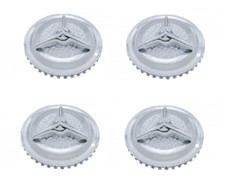 Set4 Chrome 15 Oldsmobile Fiesta Style Hubcaps Crossbar Hot Rod