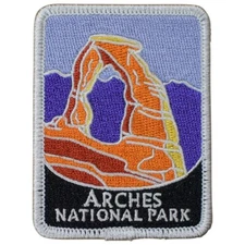 Arches National Park Patch - Utah, Official Traveler Series 3" (Iron on)