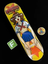 RARE VINTAGE Hook Ups Blow Up Doll OG Skateboard Deck Jeremy Klein In Shrink
