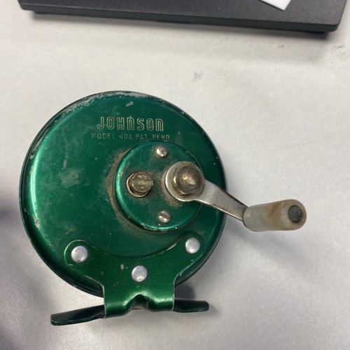 Used Vintage Johnson Model 40A sidewinder reel USA eBay