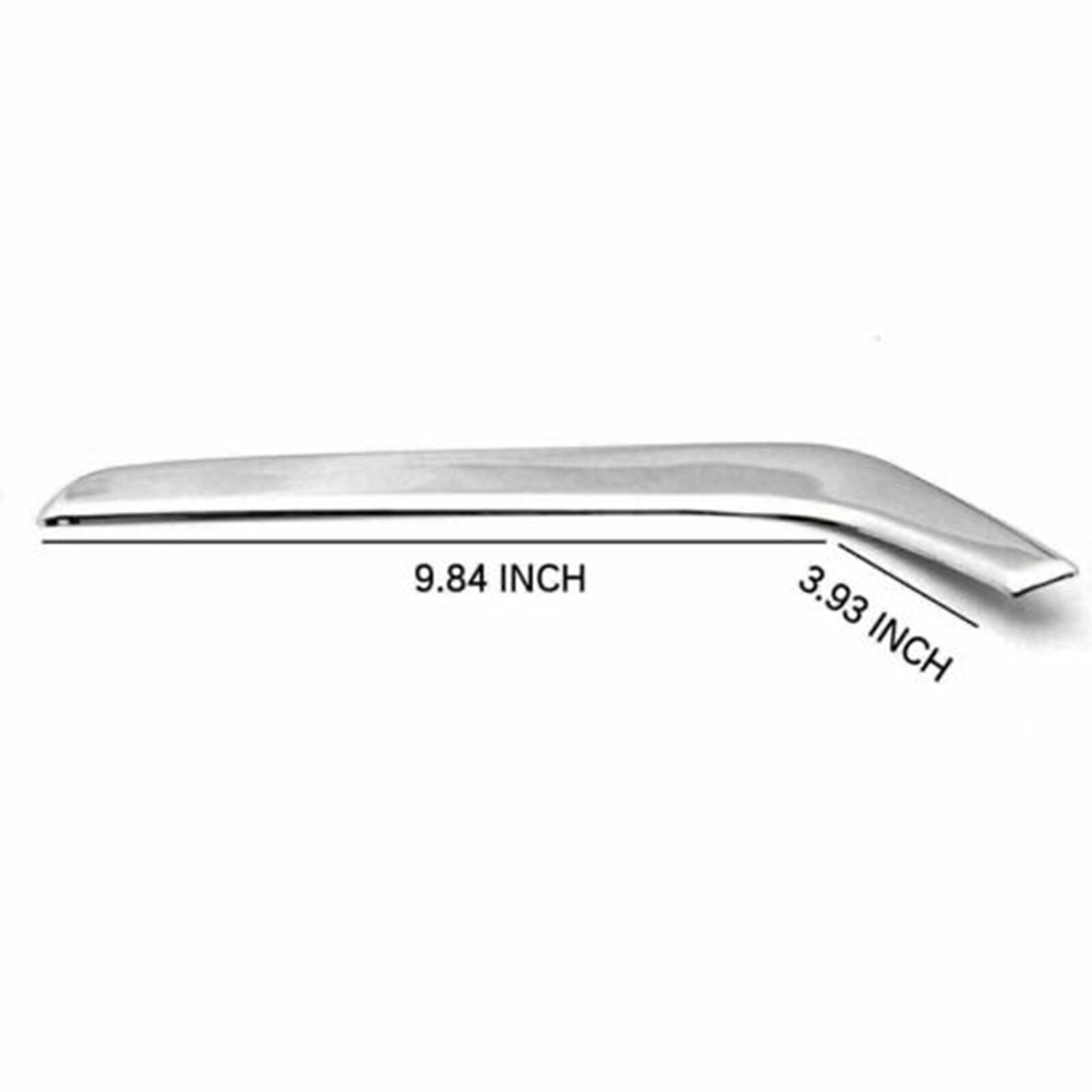 Chrome Front Fog Light Lower Eyelid Cover Trim For Honda CR-V 2017-2019 - Adds Style & Protection - Hooyeetoo