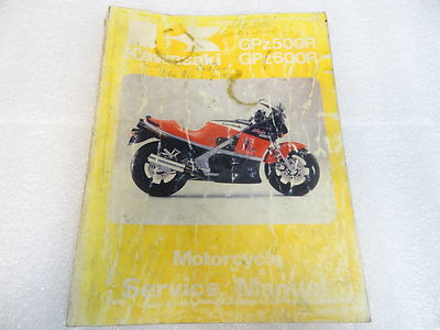 Kawasaki 99924-1055-01 Motorcycle Service Manual ZX ZX600