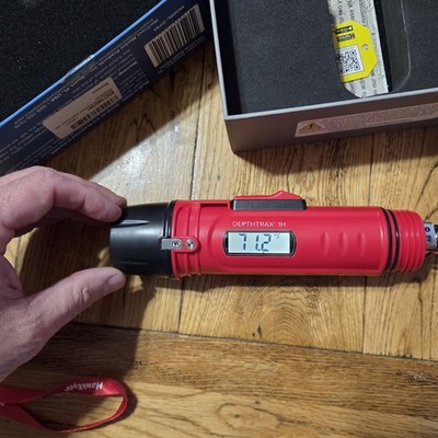 Hawkeye DepthTrax 1H Handheld Depth Finder & Temperature Reader DT1H UPC 8188...