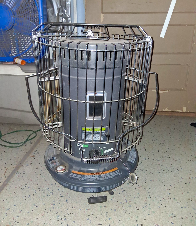Heat Mate Omni 230 Kerosene Portable Radiant 23,000 BTU Heater Gray | eBay