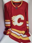 NWT Adidas Hockey Jersey Calgary Flames Primegreen Home NHL Size 54 Flaming C — photo 1