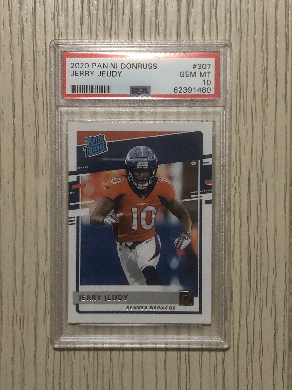 Jerry Jeudy Panini Donruss Optic #157 Base