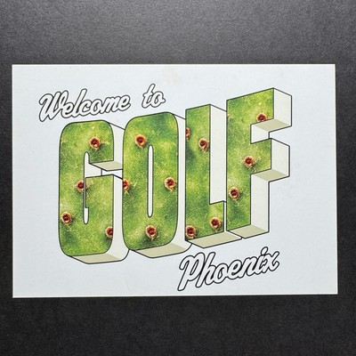 Tyler the Creator Welcome to Phoenix Arizona GOLF WANG Post Card