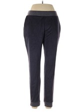 LOGO by Lori Goldstein Women Black Casual Pants 10