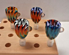 14mm Colorful Slide Bowl Glass Water Pipe Hookah Slide Bowl MULTI-COLORED