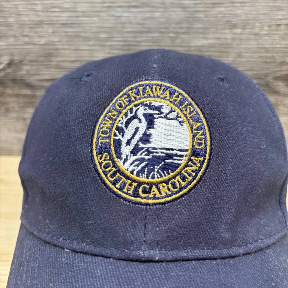 Кепка Town of Kiawah Island кепка с ремешком на спине мужская темно-синяя пляжная Patrol Южная Каролина - Изображение 2 из 4