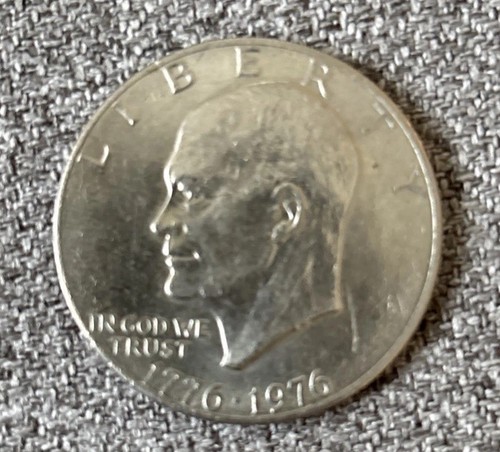 1976-D Bicentennial Eisenhower  1776-1976 “Ike  Dollar” CLAD Ave Circulation