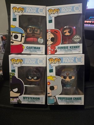 Funko Pop! Vinyl: South Park - Mysterion, Cartman, Zombie Kenny, Professor Chaos