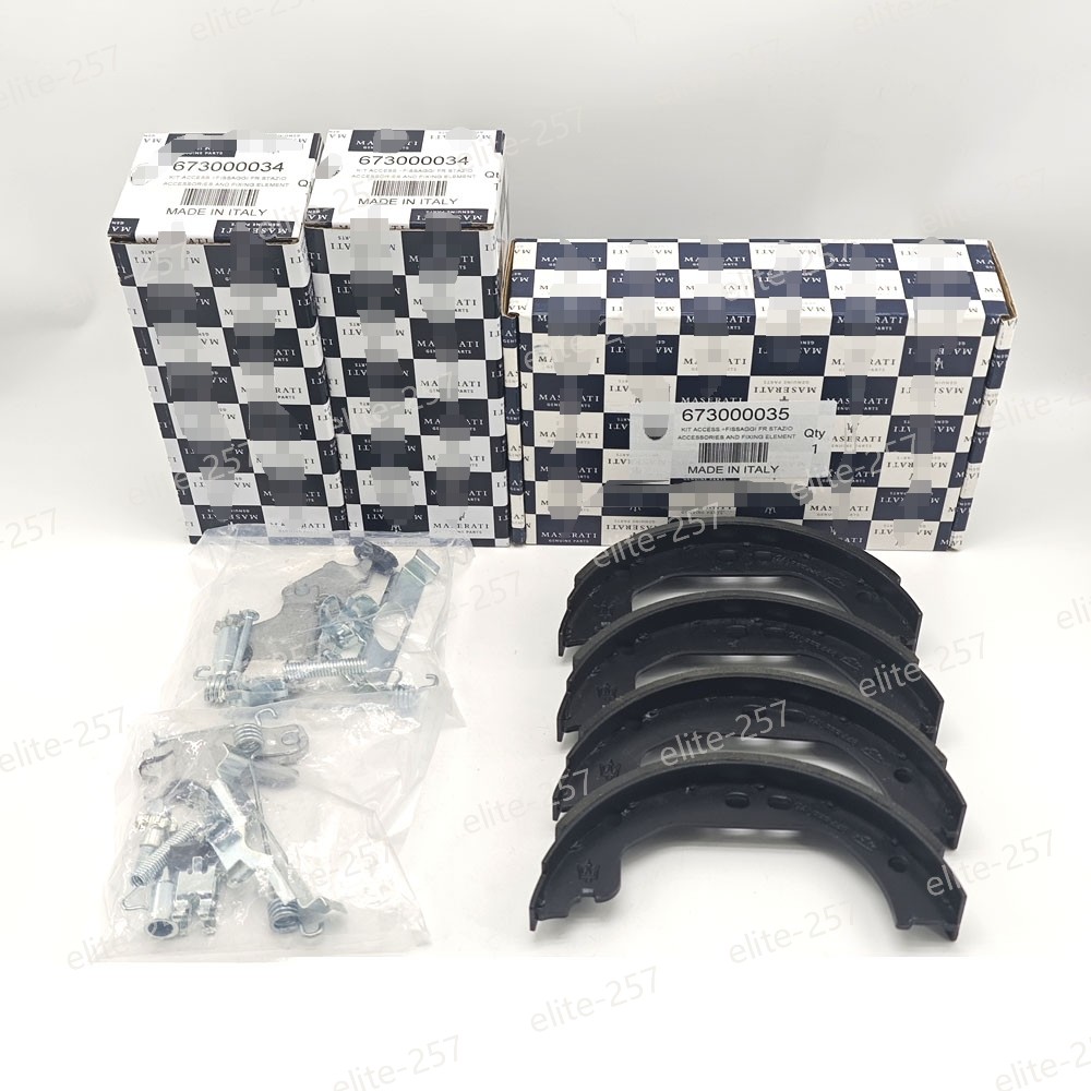Maserati Ghibli 2014-2016 Parking brake shoes 3 pcs