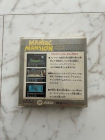Maniac Mansion Famicom NES Japan Complete W/ Manual Tested Working From Japan