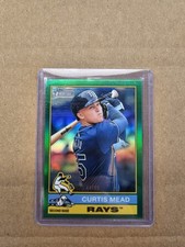 2025 Topps Heritage - Chrome Green Refractor - #326 Curtis Mead (44 / 99)