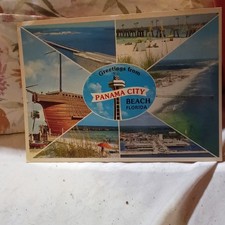 Florida Postcard Producers Panama City Beach Printed Lithograph Postcard 1960s
