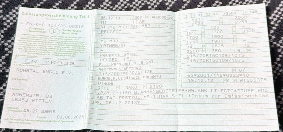 Peugeot Boxer BUS 9sitzer - Bild 2 von 4