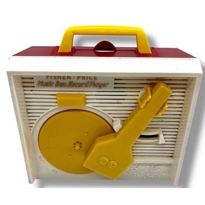 Fisher Price Music Box Record Player Basic Fun Retro 2014 Toy No Discs Tested