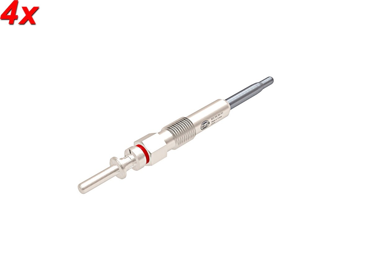 HELLA 4x Glow Plugs For BMW E87 E46 X3 E83 X5 E53 X6 E71 E72 01-13 12237786869