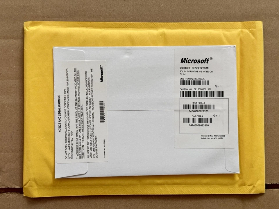 Microsoft SQL Server 2019 Standard Unlimited Core Unlimited CALs - Image 2 of 2