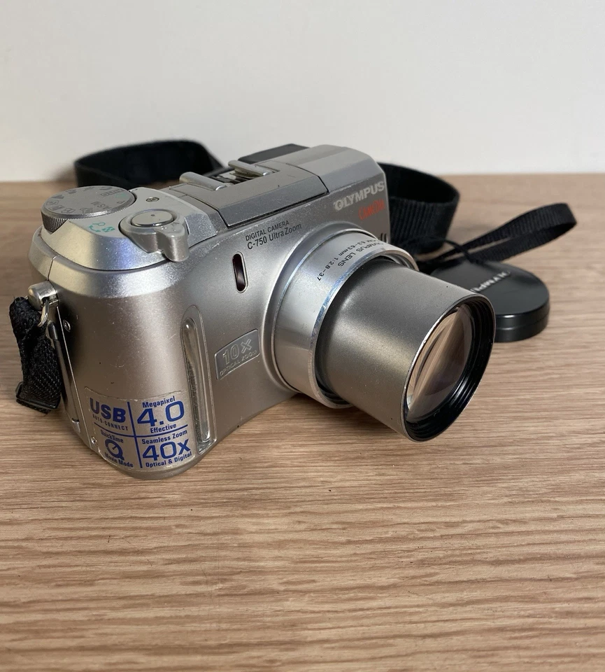 Olympus Camedia C-750 Ultra Zoom 4.0MP Digital Camera 10x Optical Zoom Tested - Image 4 of 4