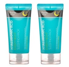 1 1 FarmStay Hyaluronic Acid Sleeping Pack 120ml x 2pcs Whitening Anti-Wrinkle