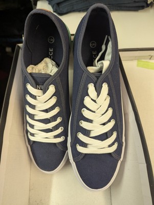 Nicce Sneaker Kansas Turnschuhe in Marineblau Brandneu im Karton UK 11 Super Smart 