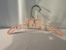 1950 s Pink Humpty Dumpy Baby Toddler Clothes Hanger Kings Horses