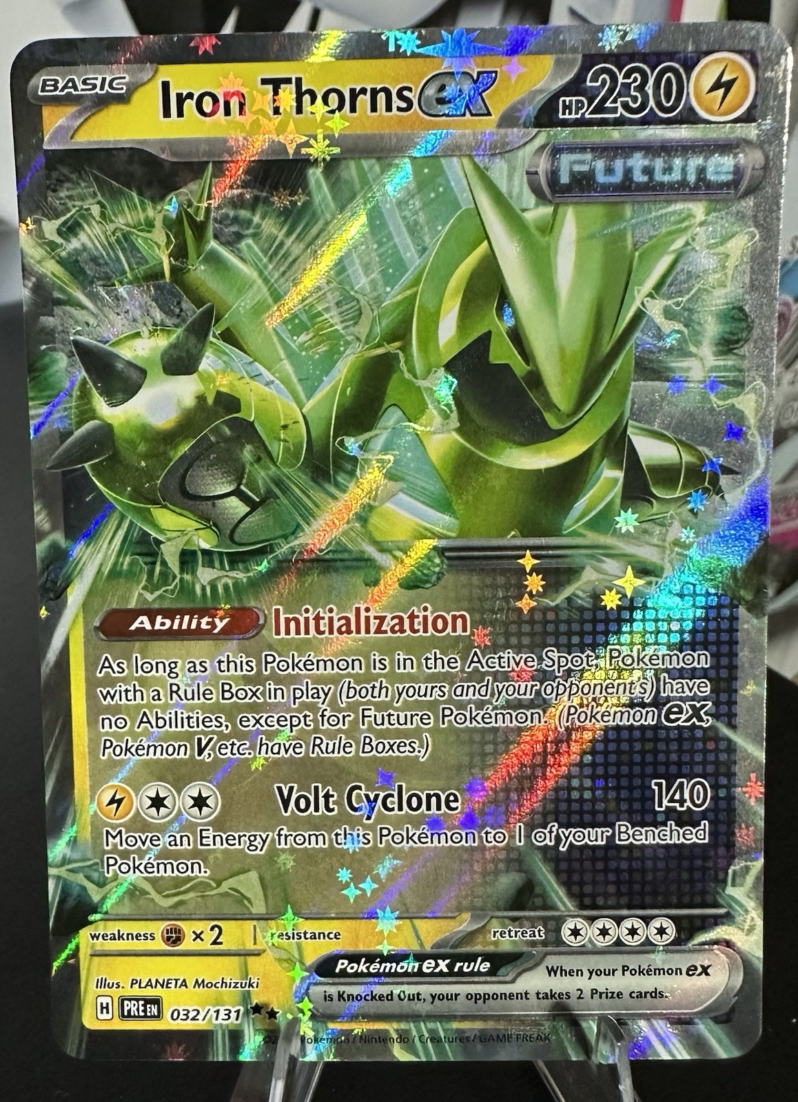 Pokémon TCG Iron Thorns EX 32/131 Prismatic Evolution Double Rare