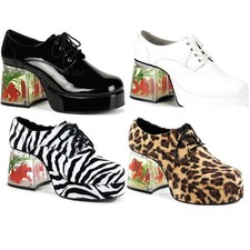 Pleaser Funtasma Floating Fish Heels Pf Oxford Lace Up Boots Adult Men Pimp02