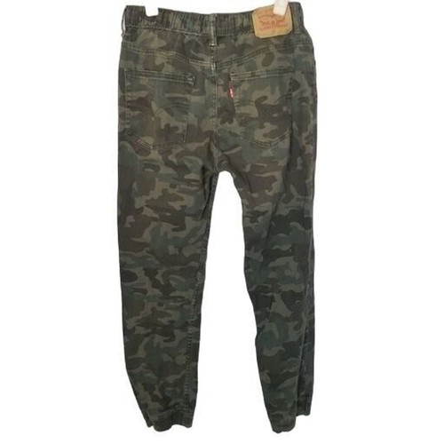 Levi's Pants Jogger Pants Camouflage Pants Drawstring Pants Youth 14 Green - Picture 7 of 9