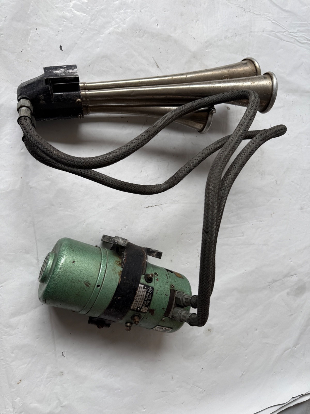 HUPE Martinshorn DDR Mehrklang Fanfare Feuerwehr Signalhorn