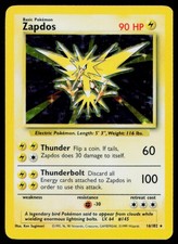 Zapdos 16/102 Holo Rare Base Set Unlimited Pokemon LP on eBay