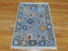 Turkish Oushak Rug,Geometric Multicolored Area Rug,Handmade Bohemian Rug 2.1x3.1 — photo 3