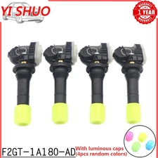 4x New TPMS Tire Pressure Sensor F2GT-1A180-AD For Ford Mustang Edge Explorer