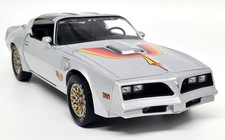 Greenlight 1/18 Pontiac Firebird 1977 Fire Am VSE Silver Diecast Model Car