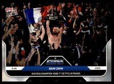 2025 Topps Now WWE SSP Varitaion #90SP Sami Zayn