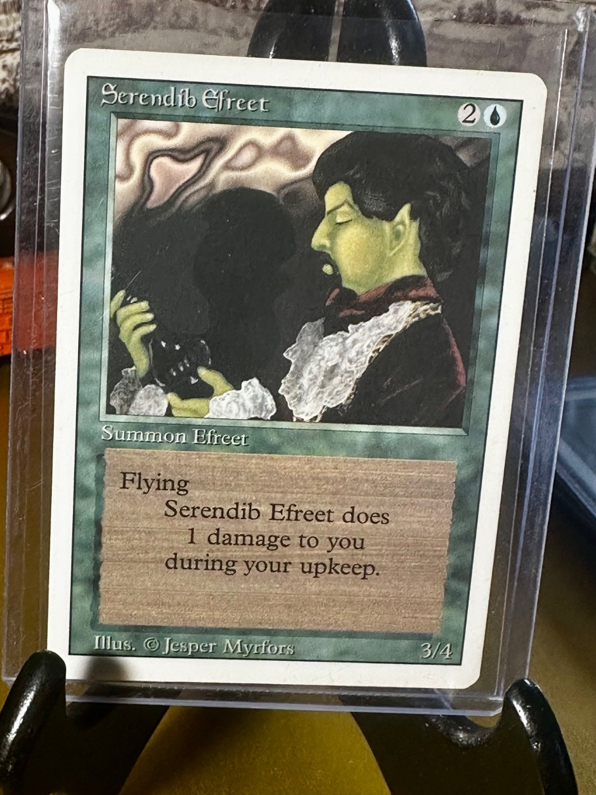 1994 Magic the Gathering - Serendib Efreet - Summon Efreet - Revised MTG