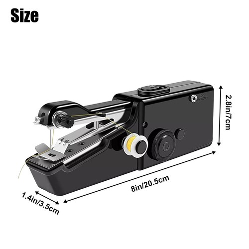 1Set Handheld Mini Sewing Machine Stitch Electric Compact Tool w/ Accessories - Picture 7 of 15
