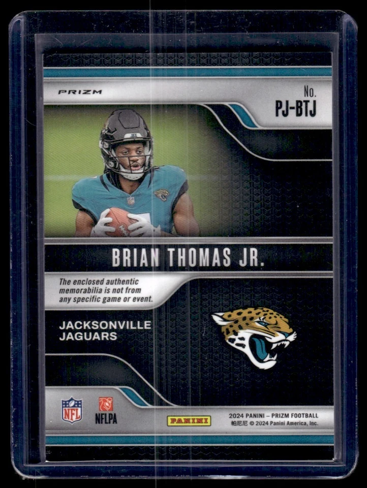 2024 Panini Prizm Premier Jerseys Brian Thomas Jr. RC (FraBea) - Image 2 of 2