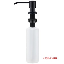 Soap Dispenser for Kitchen Sink Matte Black 13 OZ Bottle Refill from The Top