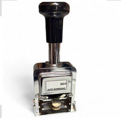 Metal 6 Digit Numbering / date Stamps