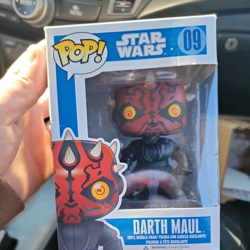 Funko Pop! Vinyl: Star Wars - Darth Maul #9 box damage see pics