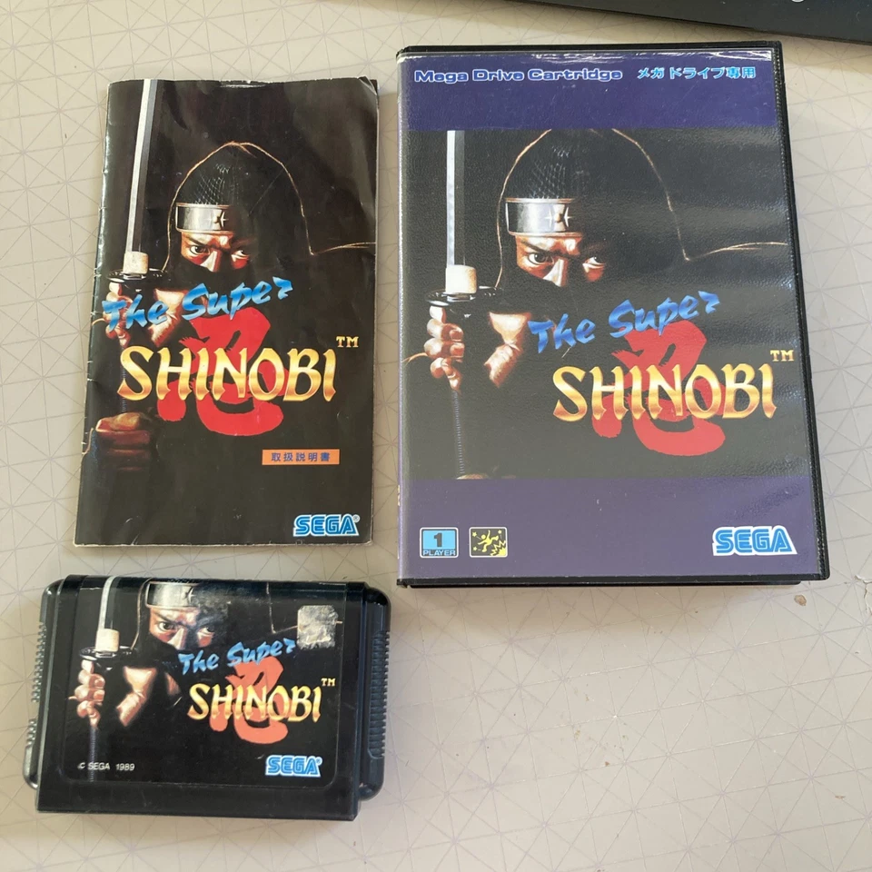 Sega Mega Drive - The Super Shinobi - NTSC-J (Japan) - OVP - - Bild 1 von 4